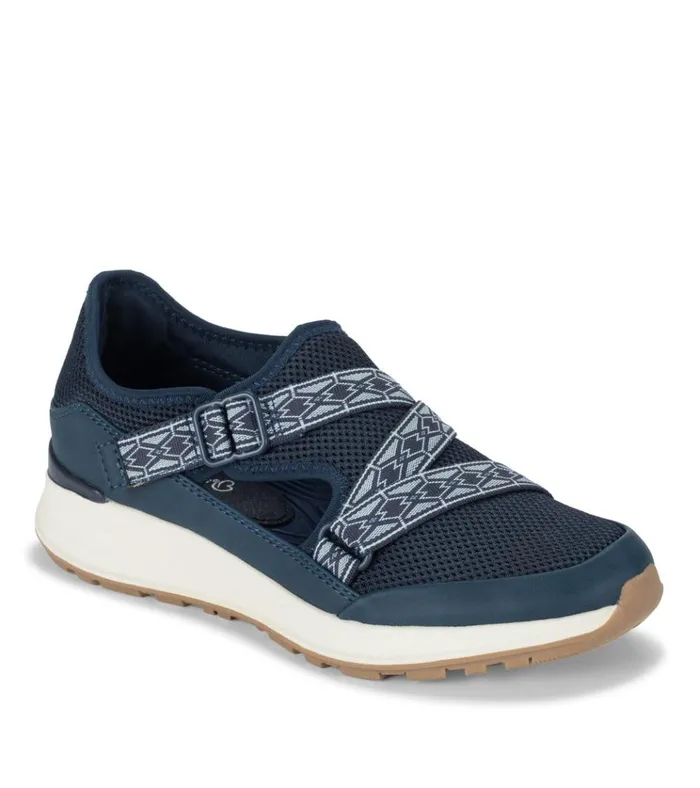Women Bianna Slip On Sneaker Navy Blue Baretraps Sneakers