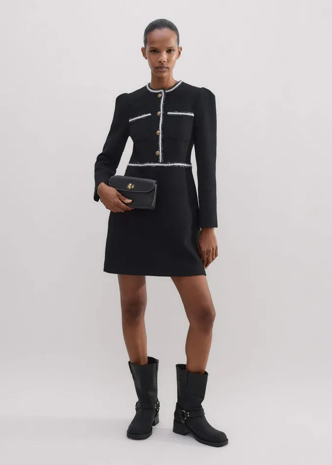 Women Biker Boot Black MEEM