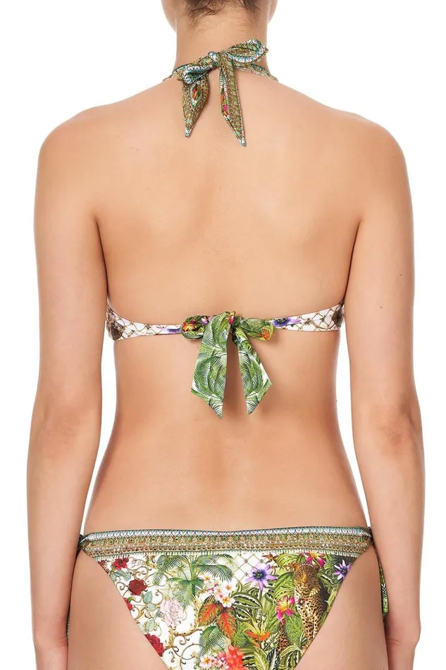 Women Bikinis Camilla Knot Front Halter Top Fair Verona