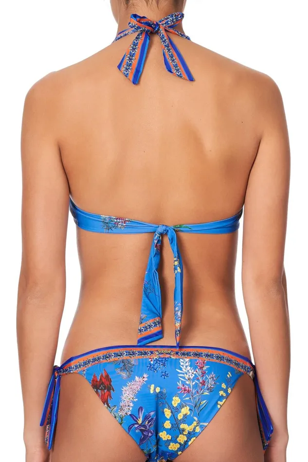 Women Bikinis Camilla Knot Front Halter Top Southern Splendour