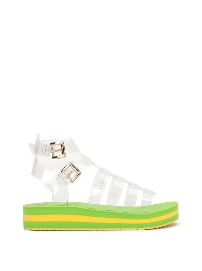 Women Bimala Sandal In Green Jessica Simpson Platforms