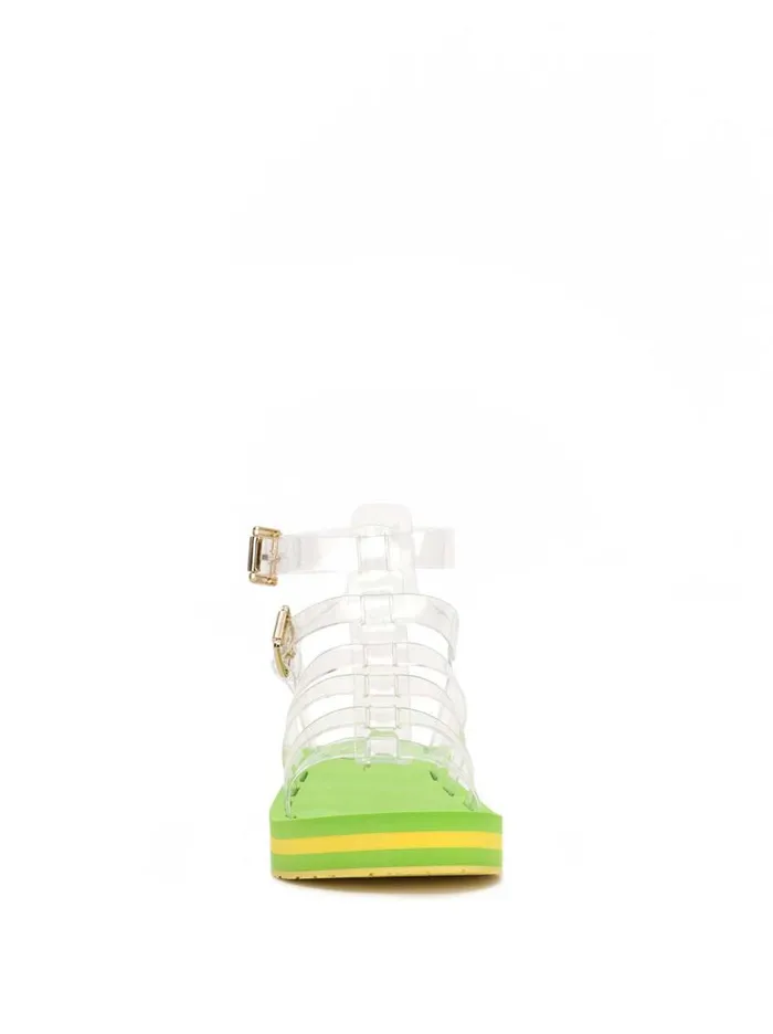 Women Bimala Sandal In Green Jessica Simpson Platforms