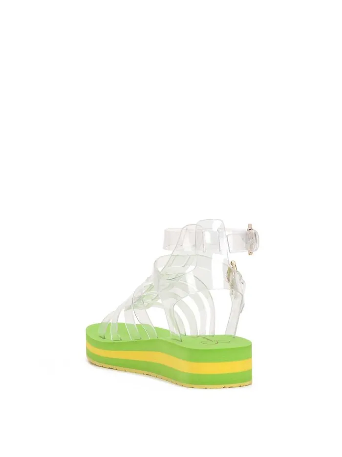Women Bimala Sandal In Green Jessica Simpson Platforms