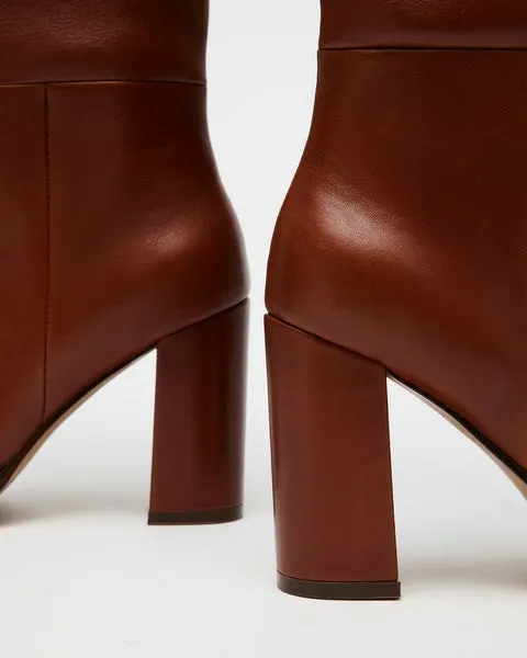 Women BIXBY COGNAC LEATHER Cognac Leather Steve Madden Boots and Booties Women BIXBY COGNAC LEATHER Cognac Leather Steve Madden Boots and Booties