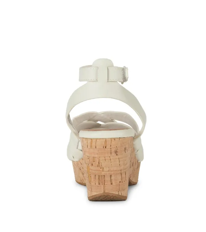 Women Bonita Wedge Sandal Cream Baretraps Wedge Sandals