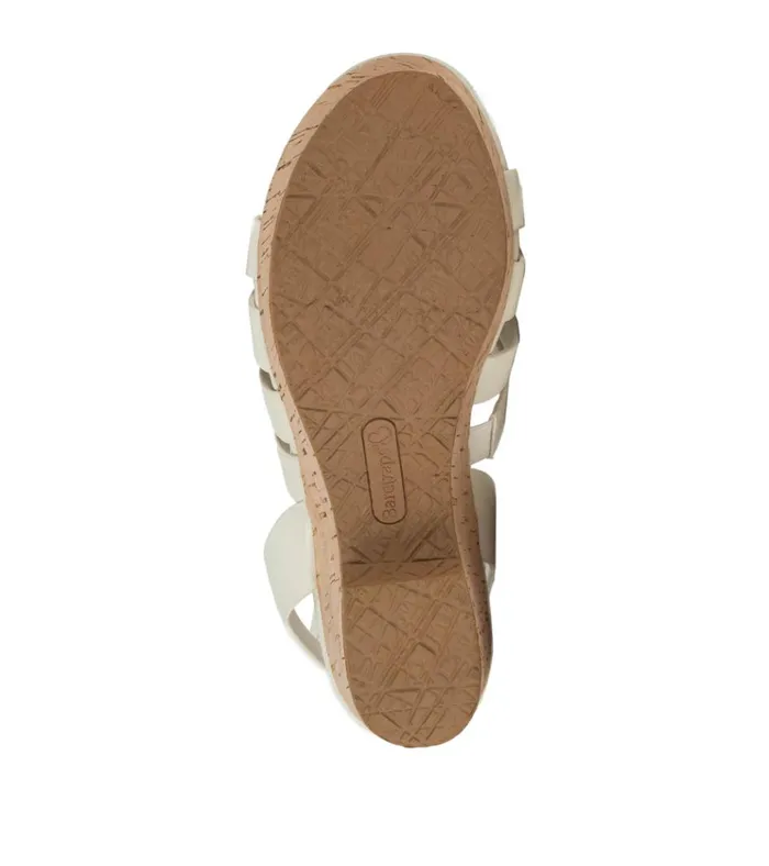 Women Bonita Wedge Sandal Cream Baretraps Wedge Sandals
