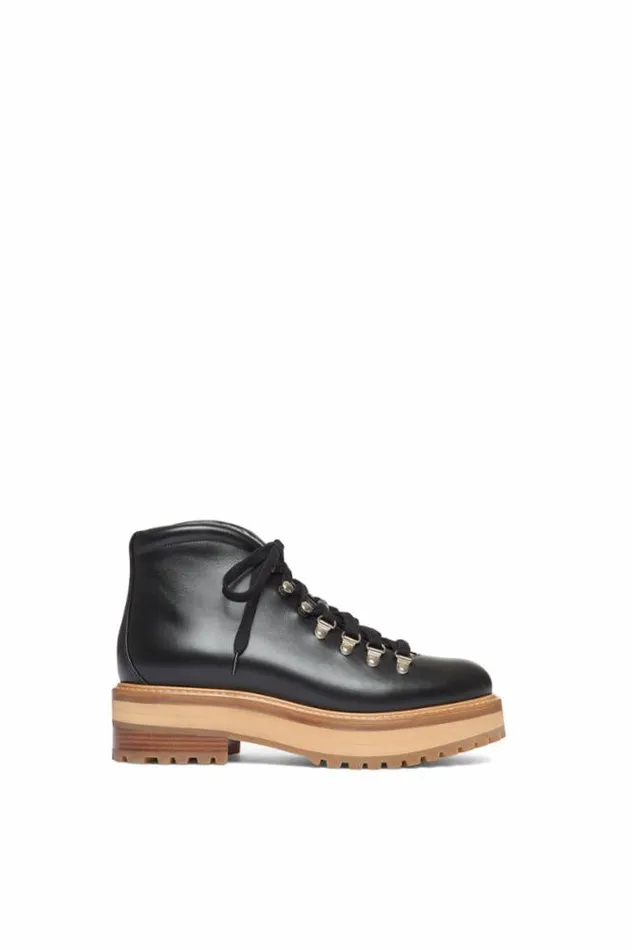 Women Boots Gabriela Hearst Kash Hiking Boot In Black Leather