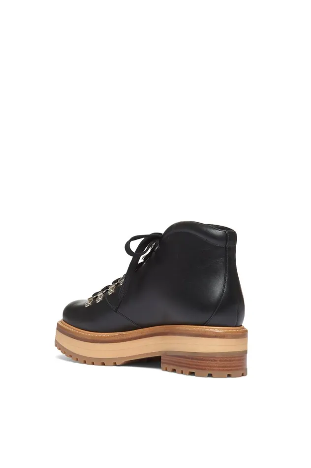 Women Boots Gabriela Hearst Kash Hiking Boot In Black Leather