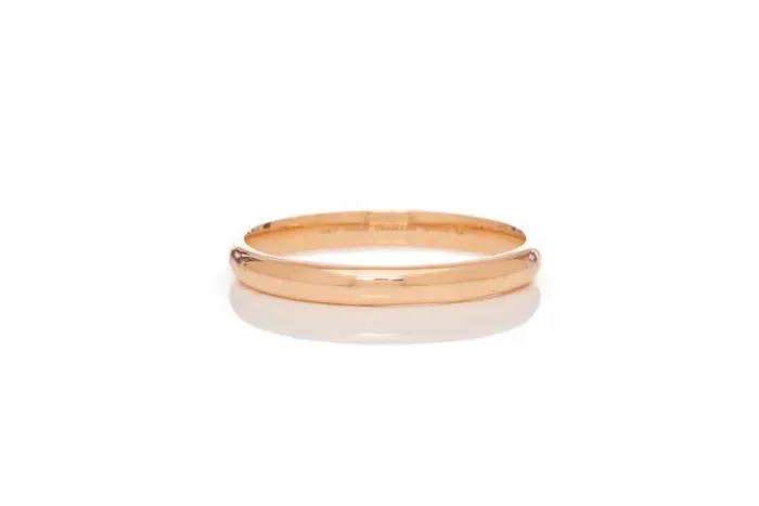 Women Bracelets Gabriela Hearst Vitreous Blue Enamel and 18K Gold Bangle