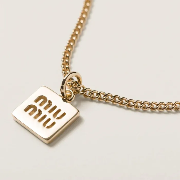 Women Bracelets Miu Miu Metal Bracelet Gold Women Bracelets Miu Miu Metal Bracelet Gold