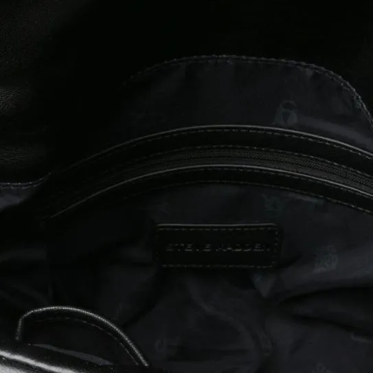 Women BRITTA BAG BLACK Black Steve Madden Shoulder Bags Women BRITTA BAG BLACK Black Steve Madden Shoulder Bags