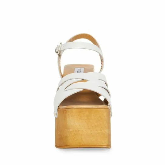 Women CAILEEN WHITE LEATHER White Leather Steve Madden Heels Women CAILEEN WHITE LEATHER White Leather Steve Madden Heels