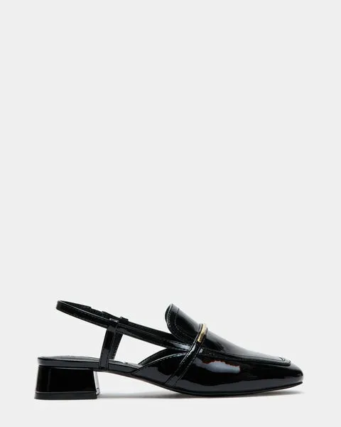 Women CALIBRI BLACK PATENT Black Patent Steve Madden Loafers and Flats