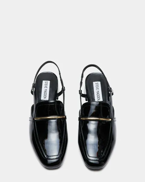 Women CALIBRI BLACK PATENT Black Patent Steve Madden Loafers and Flats Women CALIBRI BLACK PATENT Black Patent Steve Madden Loafers and Flats