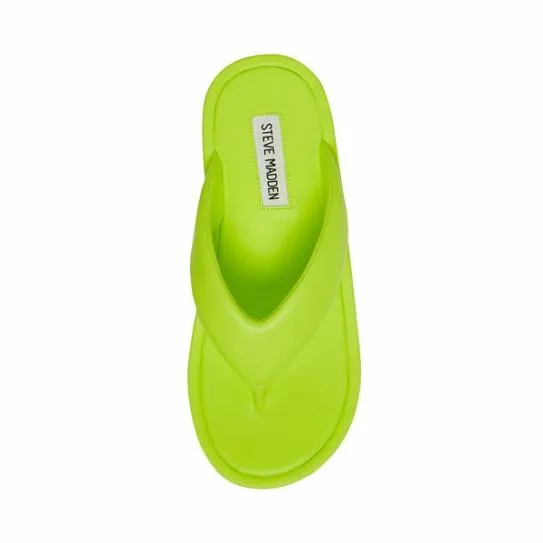 Women CAMPANA LIME Lime Steve Madden Sandals Women CAMPANA LIME Lime Steve Madden Sandals