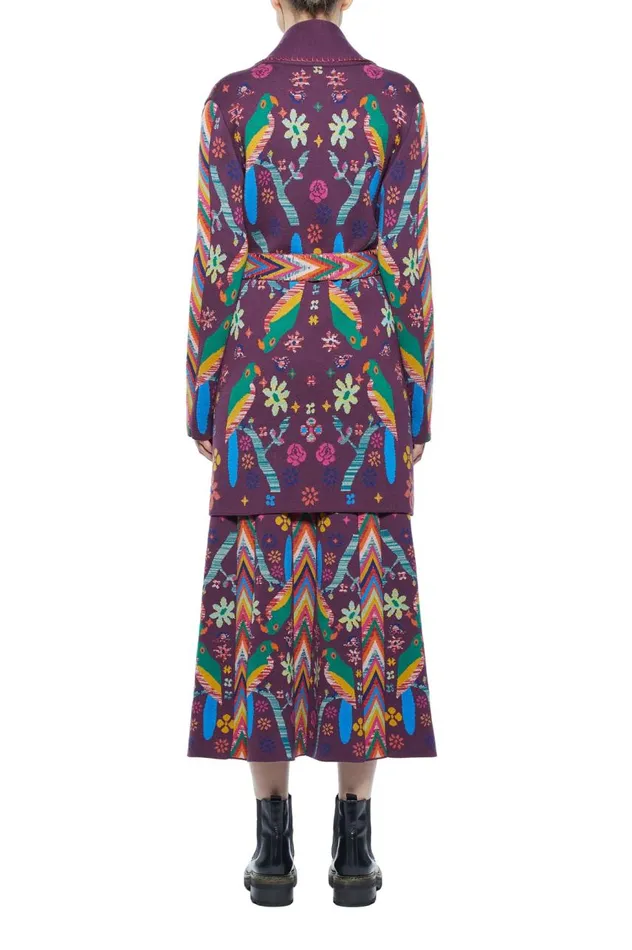 Women Cardigans Gabriela Hearst Margot Knit Cardigan In Multi Merino Wool