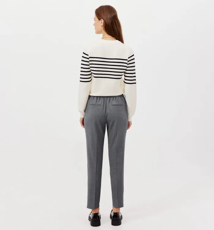 Women Checked Jogging Trousers 8211 Dark Grey Promod Trousers Women Checked Jogging Trousers 8211 Dark Grey Promod Trousers