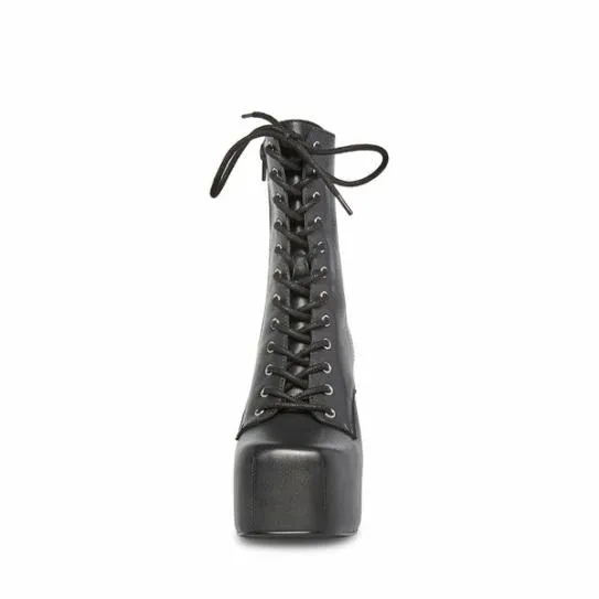 Women CONFIDENT BLACK LEATHER Black Leather Steve Madden Boots and Booties Women CONFIDENT BLACK LEATHER Black Leather Steve Madden Boots and Booties