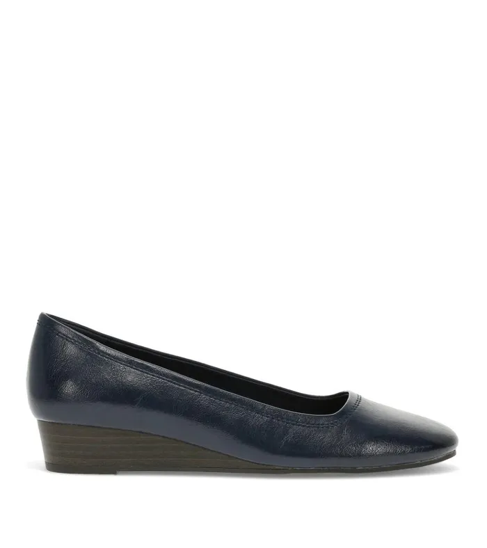 Women Covette Wedge Slip On Dark Navy Baretraps Dress Shoes