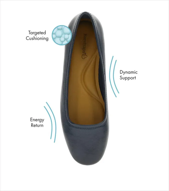 Women Covette Wedge Slip On Dark Navy Baretraps Dress Shoes