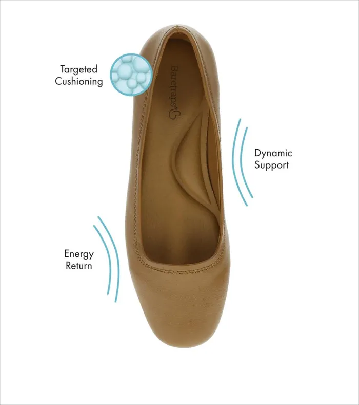 Women Covette Wedge Slip On Walnut Baretraps Flats and Loafers