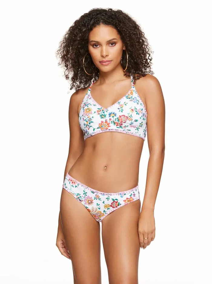 Women Cropped Cami In In Stitches Jessica Simpson Swim