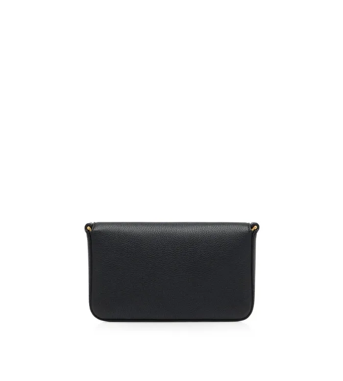 Women Cross Body Bags Tom Ford Grain Leather Tara Mini Bag On Strap Black Women Cross Body Bags Tom Ford Grain Leather Tara Mini Bag On Strap Black