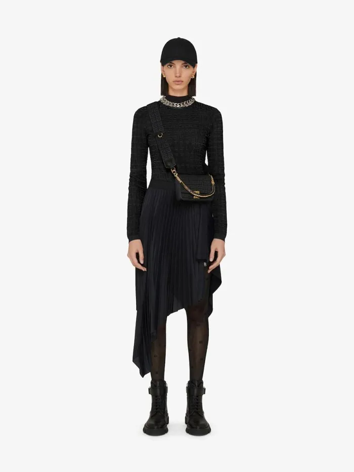 Women Crossbody Bags Givenchy Small 4G Bag In 4G Embroidery With Chain Black Women Crossbody Bags Givenchy Small 4G Bag In 4G Embroidery With Chain Black