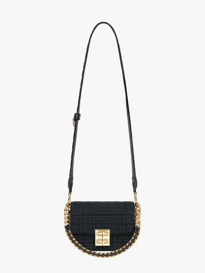 Women Crossbody Bags Givenchy Small 4G Bag In 4G Embroidery With Chain Black Women Crossbody Bags Givenchy Small 4G Bag In 4G Embroidery With Chain Black