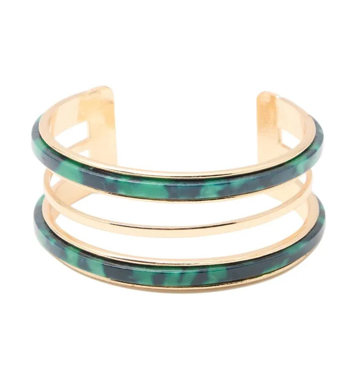 Women Cuff Bracelet 8211 Gold Promod Jewellery