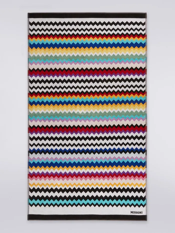 Women Cyrus 100215180 Cm Cotton Terry Chevron Beach Towel Multicoloured Missoni Beach Towels Women Cyrus 100215180 Cm Cotton Terry Chevron Beach Towel Multicoloured Missoni Beach Towels