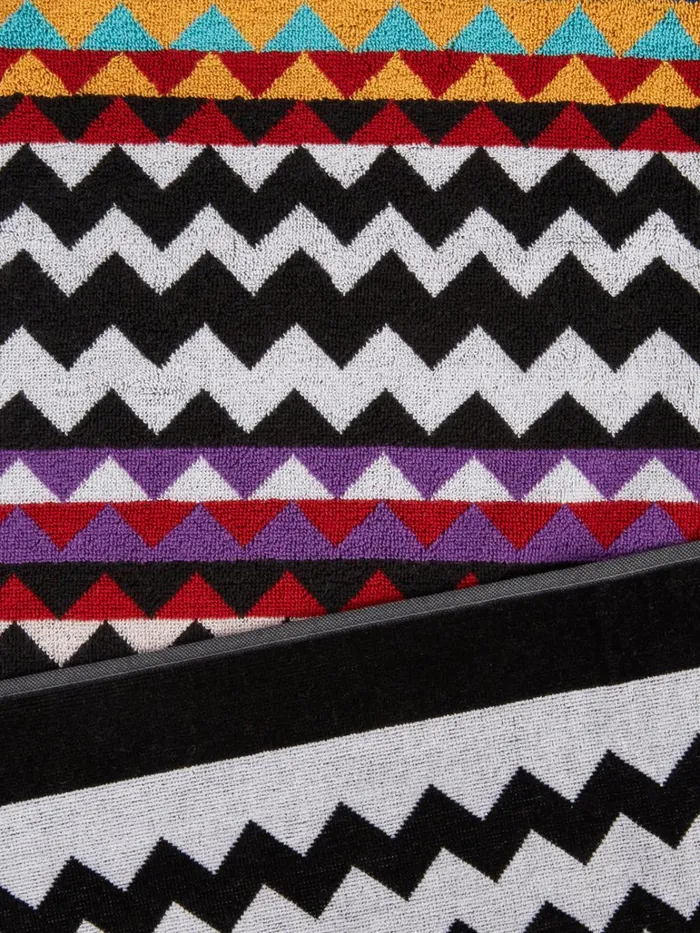 Women Cyrus 100215180 Cm Cotton Terry Chevron Beach Towel Multicoloured Missoni Beach Towels Women Cyrus 100215180 Cm Cotton Terry Chevron Beach Towel Multicoloured Missoni Beach Towels