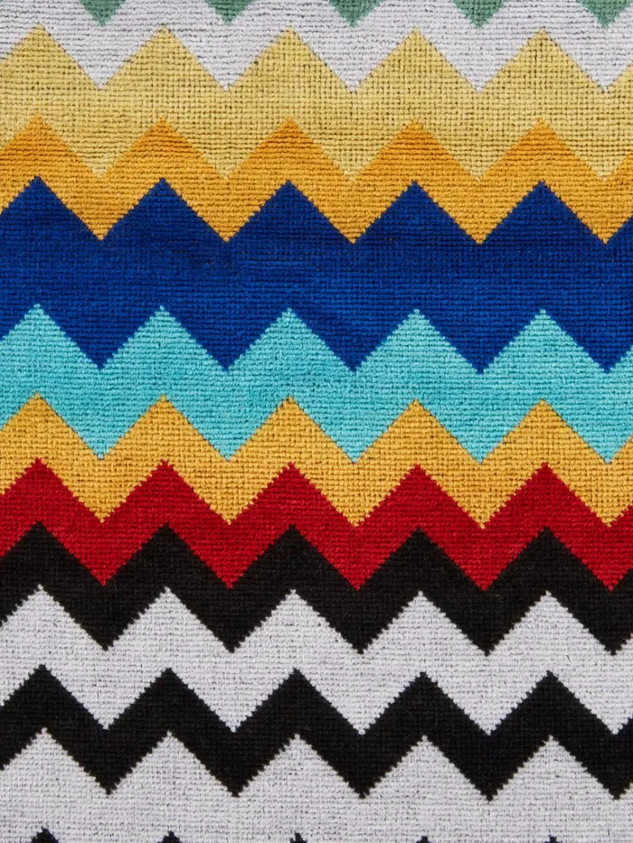 Women Cyrus 100215180 Cm Cotton Terry Chevron Beach Towel Multicoloured Missoni Beach Towels Women Cyrus 100215180 Cm Cotton Terry Chevron Beach Towel Multicoloured Missoni Beach Towels