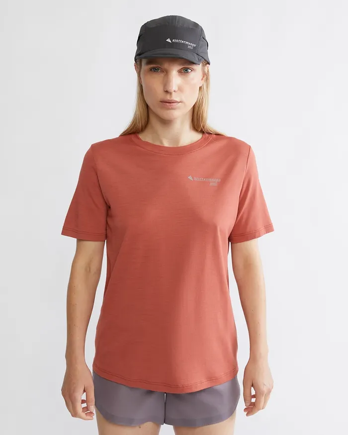 Women Dagr Merino Tee Emerald Green Klttermusen TShirts