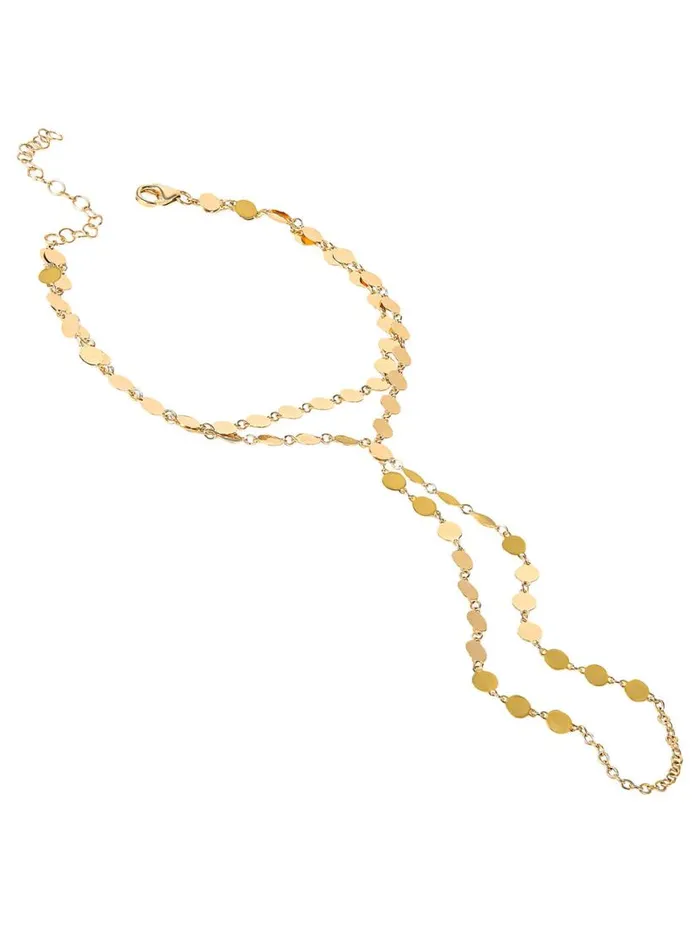 Women Demi Fine Hand Chain In Gold Confetti Jessica Simpson Bracelets