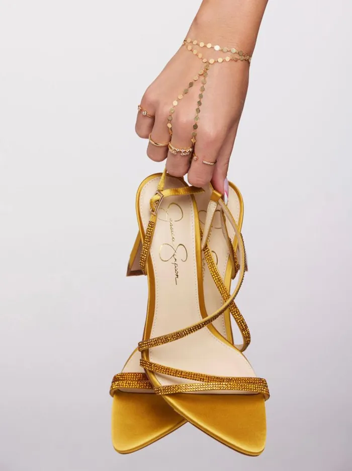 Women Demi Fine Hand Chain In Gold Confetti Jessica Simpson Bracelets