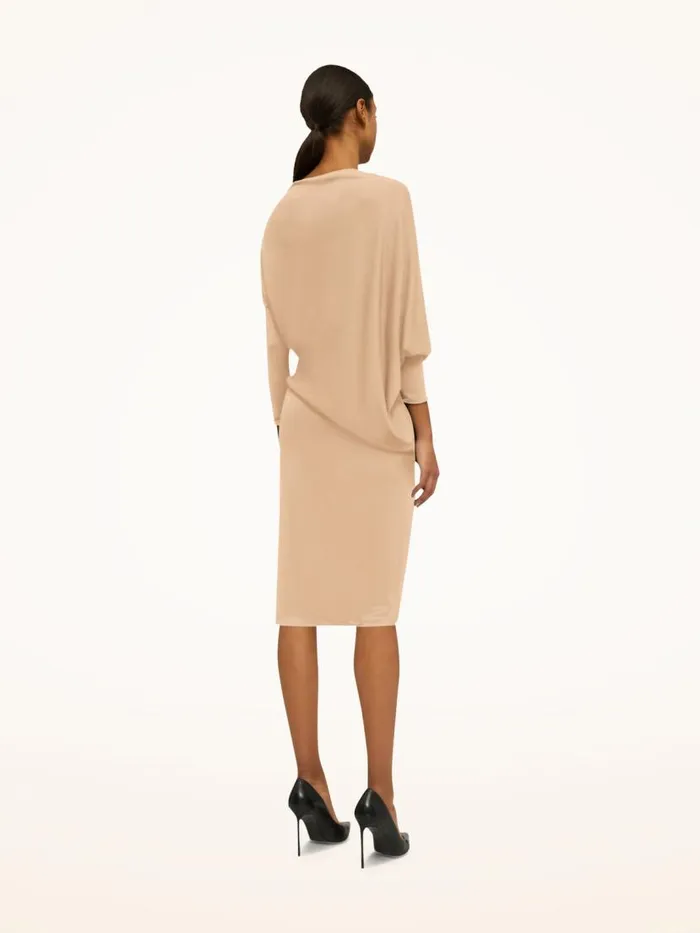 Women Dresses and Skirts Wolford Crepe Jersey Dress Almond