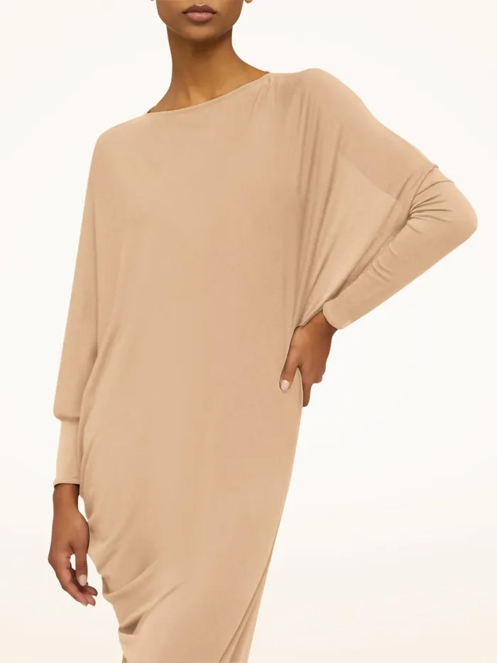 Women Dresses and Skirts Wolford Crepe Jersey Dress Almond
