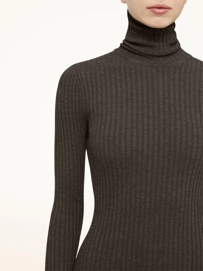 Women Dresses and Skirts Wolford Merino Rib Dress Umber