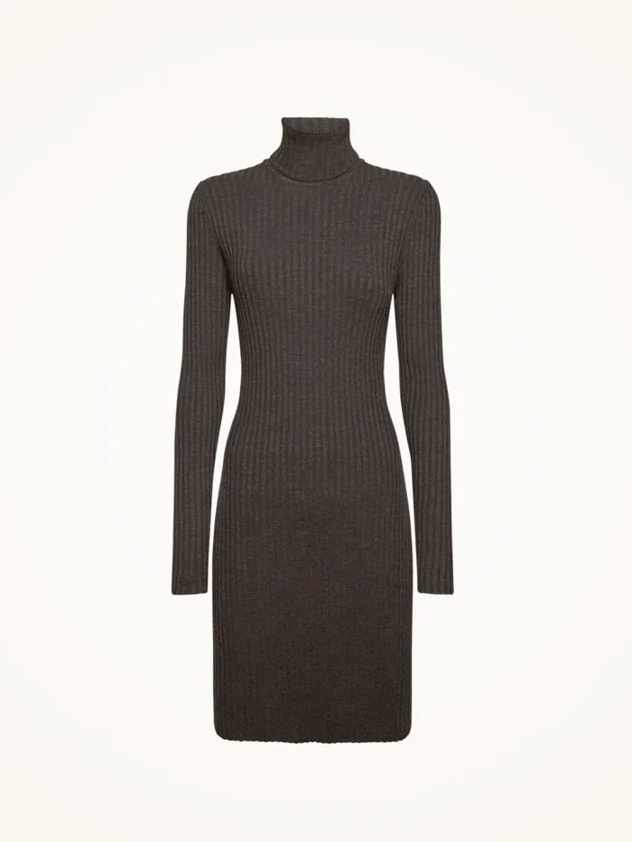 Women Dresses and Skirts Wolford Merino Rib Dress Umber