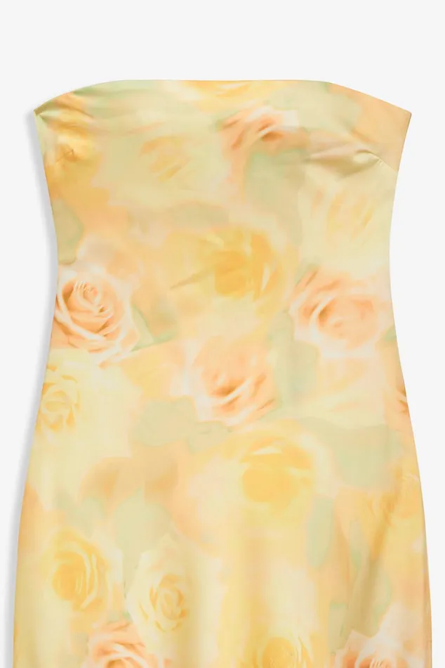 Women Dresses For Love and Lemons Carla Strapless Maxi Dress Yellow Women Dresses For Love and Lemons Carla Strapless Maxi Dress Yellow