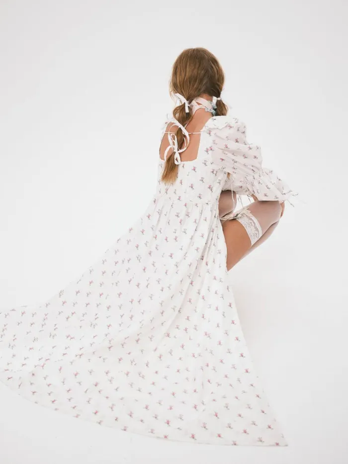 Women Dresses For Love and Lemons Carlotta Maxi Dress White Women Dresses For Love and Lemons Carlotta Maxi Dress White