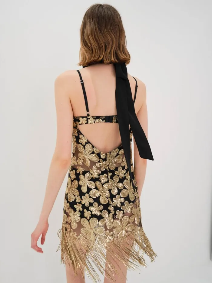 Women Dresses For Love and Lemons Colette Mini Dress Gold Women Dresses For Love and Lemons Colette Mini Dress Gold