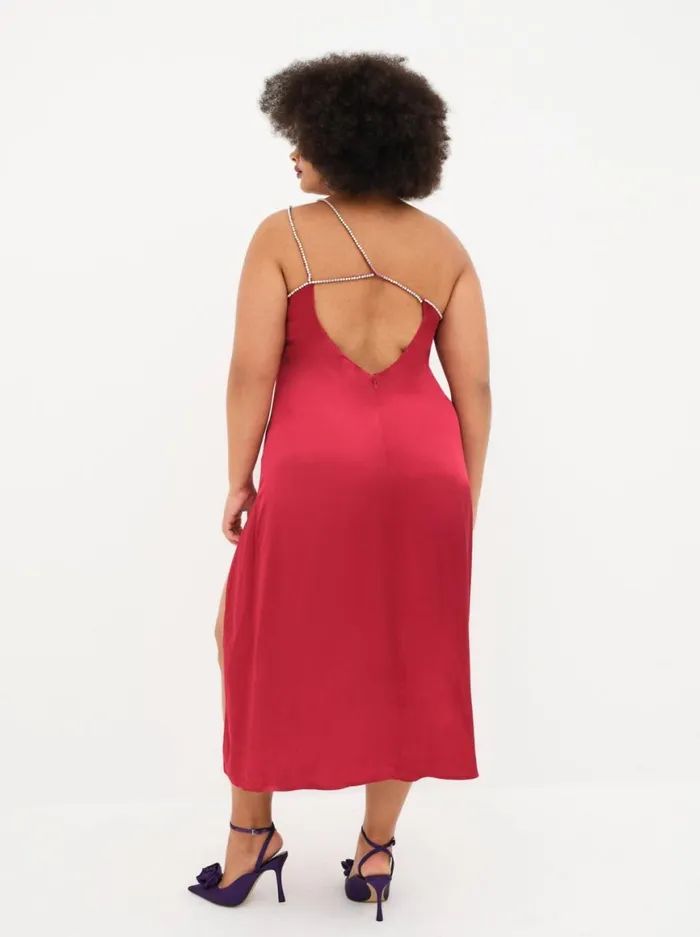 Women Dresses For Love and Lemons Elora Midi Dress Red Women Dresses For Love and Lemons Elora Midi Dress Red