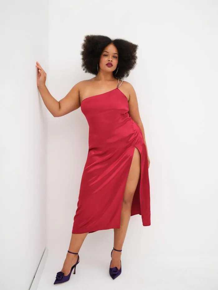Women Dresses For Love and Lemons Elora Midi Dress Red Women Dresses For Love and Lemons Elora Midi Dress Red