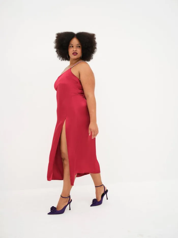 Women Dresses For Love and Lemons Elora Midi Dress Red Women Dresses For Love and Lemons Elora Midi Dress Red