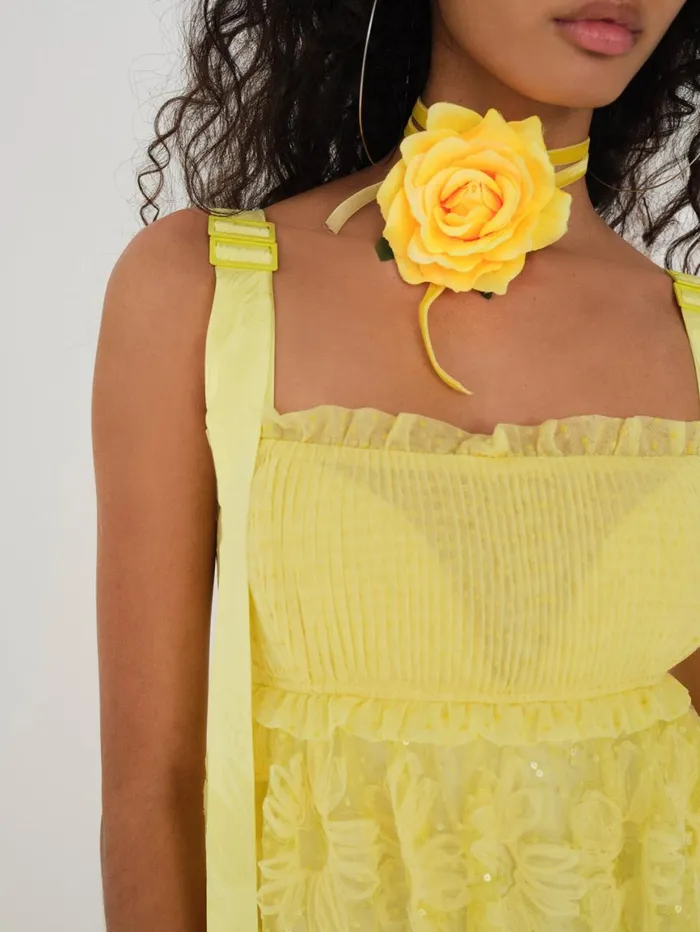 Women Dresses For Love and Lemons Emma Maxi Dress Yellow Women Dresses For Love and Lemons Emma Maxi Dress Yellow