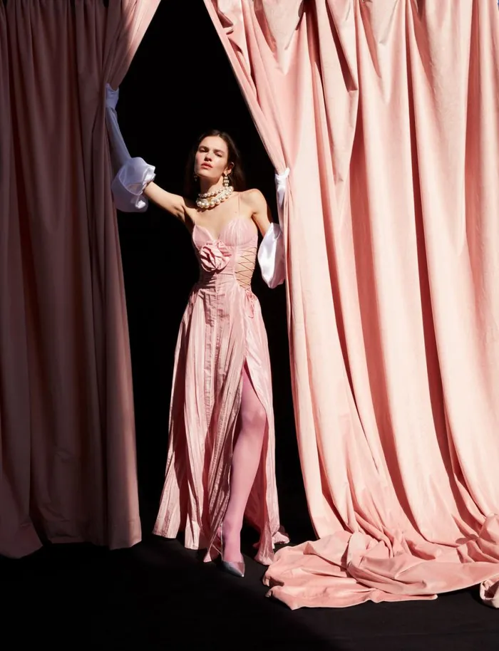 Women Dresses For Love and Lemons Gwenyth Maxi Dress Pink Women Dresses For Love and Lemons Gwenyth Maxi Dress Pink