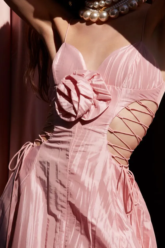 Women Dresses For Love and Lemons Gwenyth Maxi Dress Pink Women Dresses For Love and Lemons Gwenyth Maxi Dress Pink