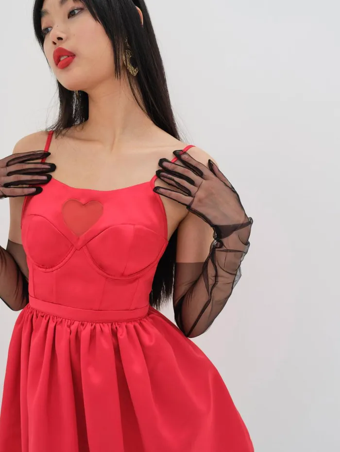 Women Dresses For Love and Lemons Lauren Mini Dress Red Women Dresses For Love and Lemons Lauren Mini Dress Red